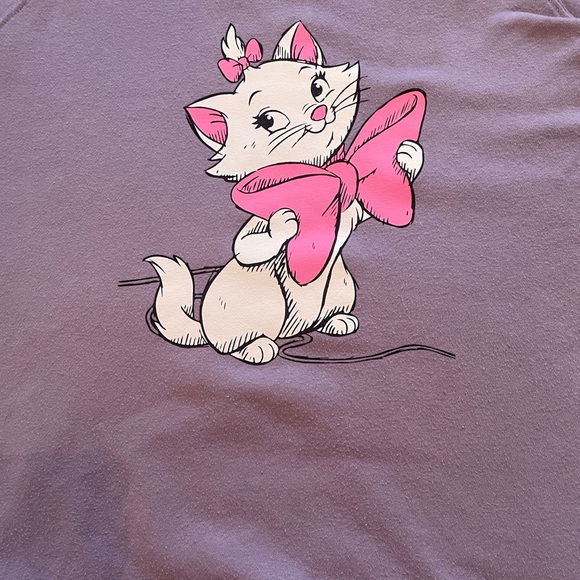 🎀DISNEY Aristocats Marie Sweatshirt  Size 2 - Picture 3 of 8